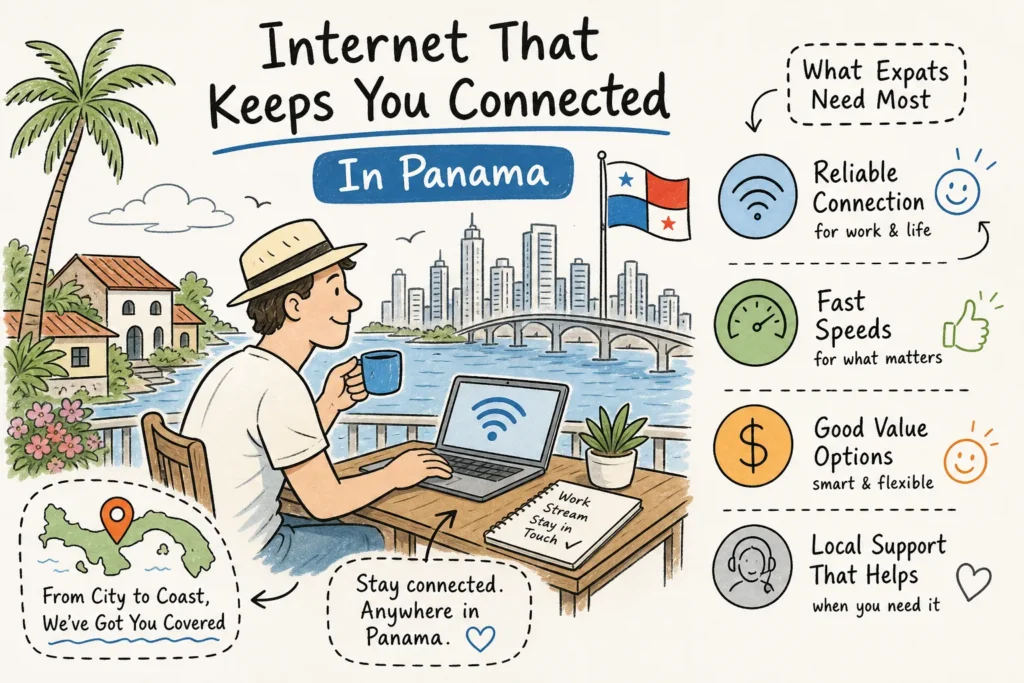 Best Internet Providers for expats in Panama